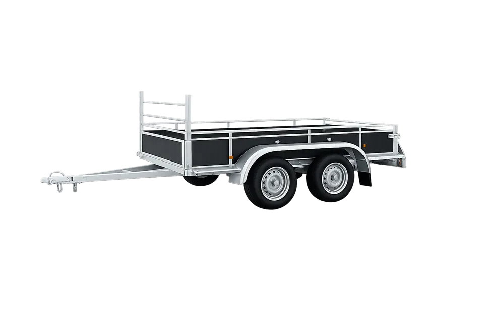 Remorque MATLOC Services pour transport d'encombrants